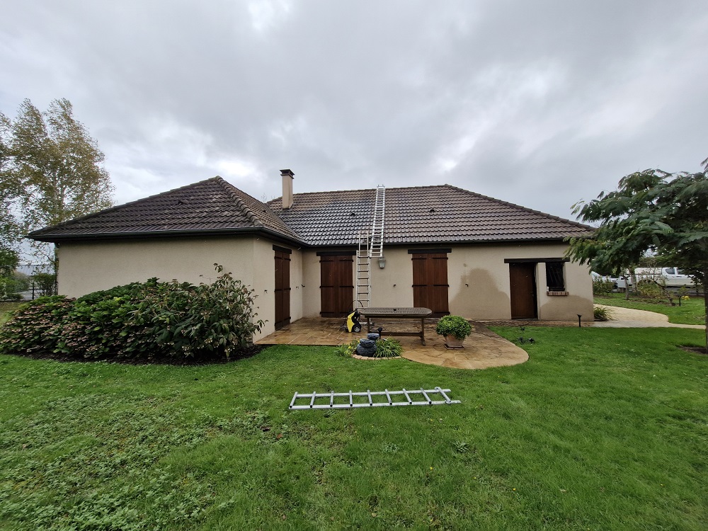 Nettoyage de toiture dun sur auron 18130 avant
