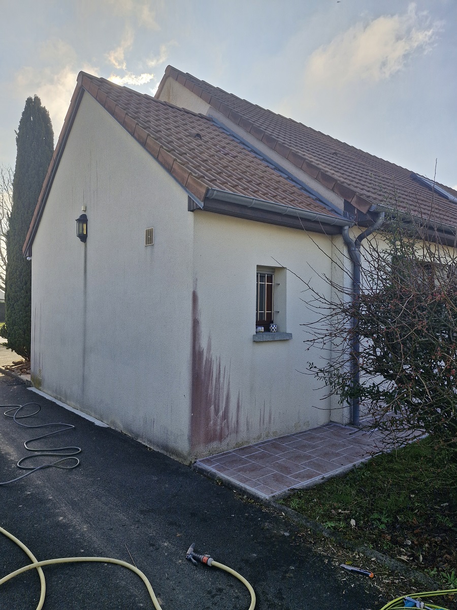 Nettoyage de facade lupersat 23190 avant