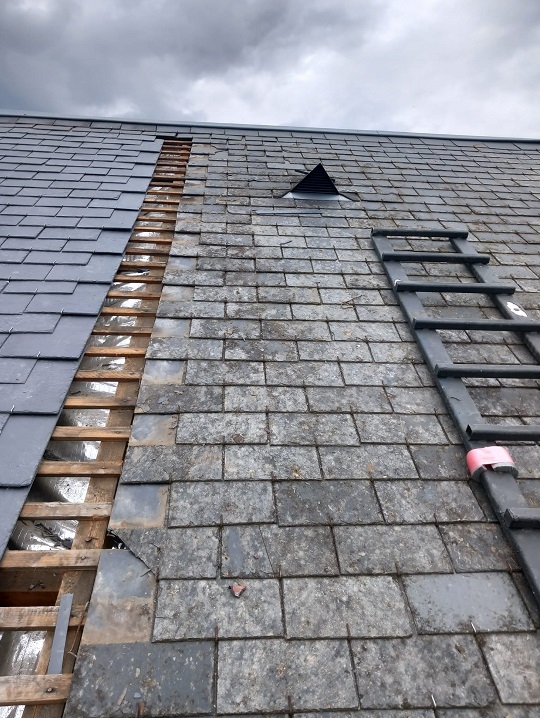 Renovation de toiture en cours la souterraine 23300